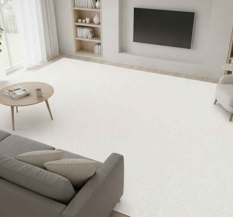 Alfombra vinílica blanca pantalla blanca - TenVinilo