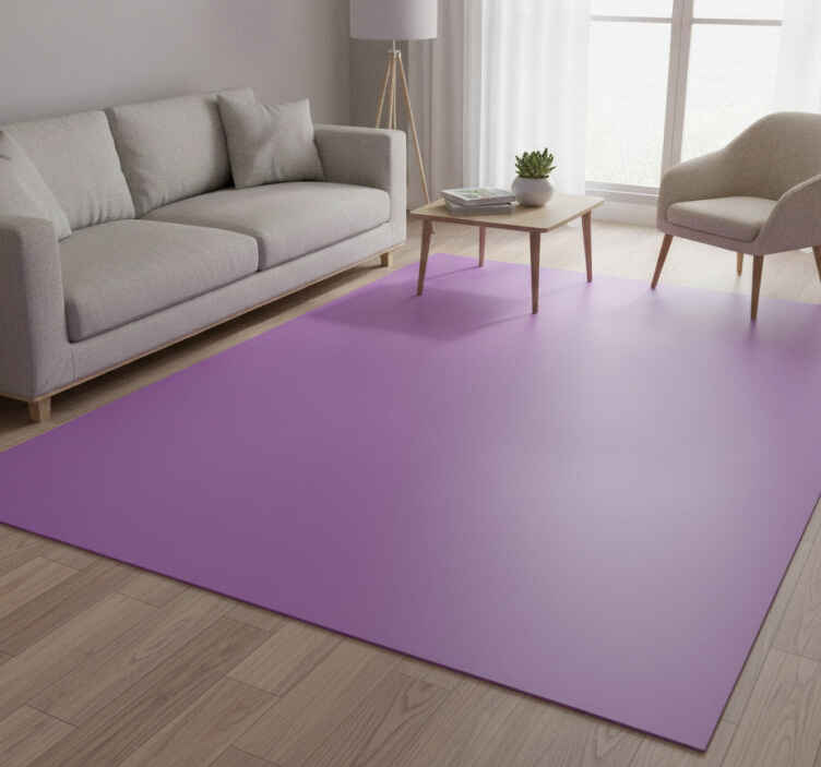 Purple vinyl rug in violet hue - TenStickers