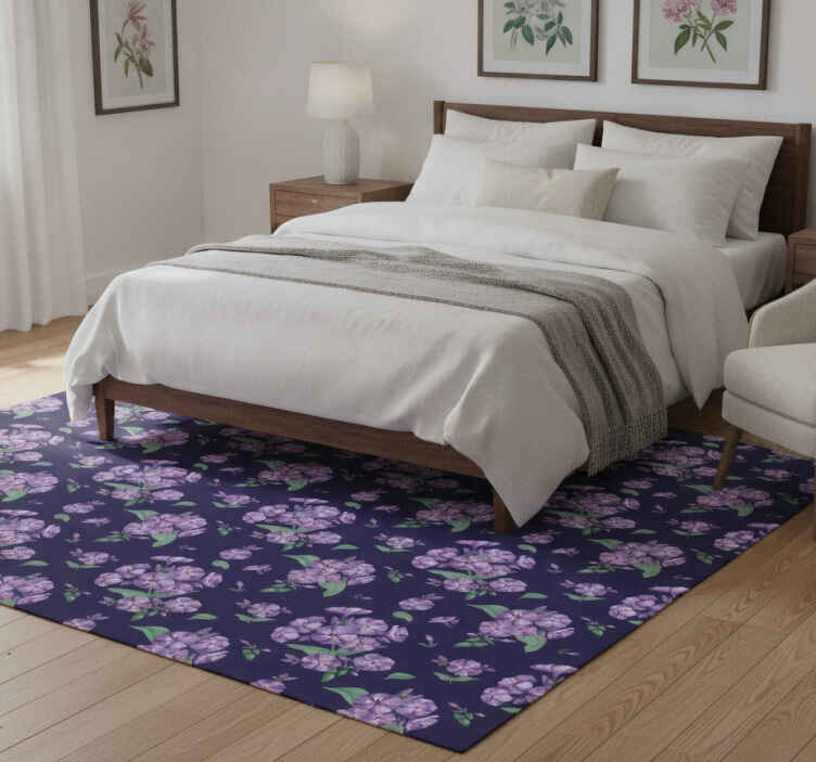 Vinyl teppich lila in lila - TenStickers