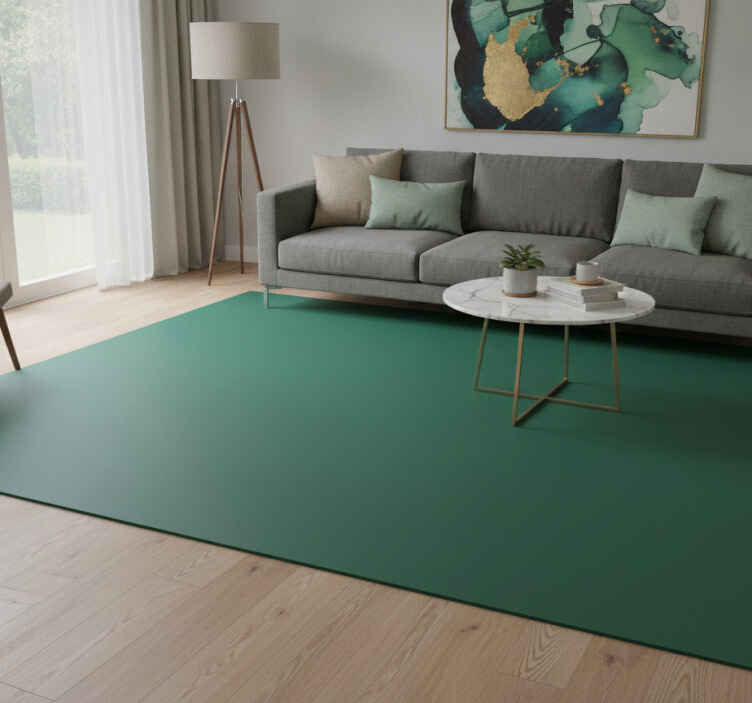 Green vinyl rug verde vinyl rug - TenStickers