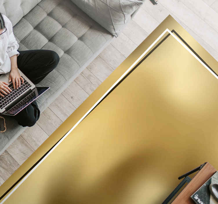 Tappeto in vinile retro/vintage Marrone sfumato vintage