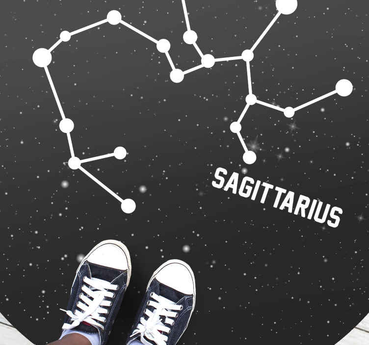 tapis vinyle ultra moderne Signe du zodiaque sagittaire