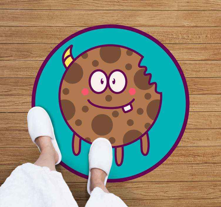 tapis vinyl enfant Cookie monstre