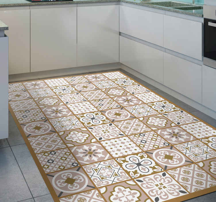 Colourful Mosaic tile mat