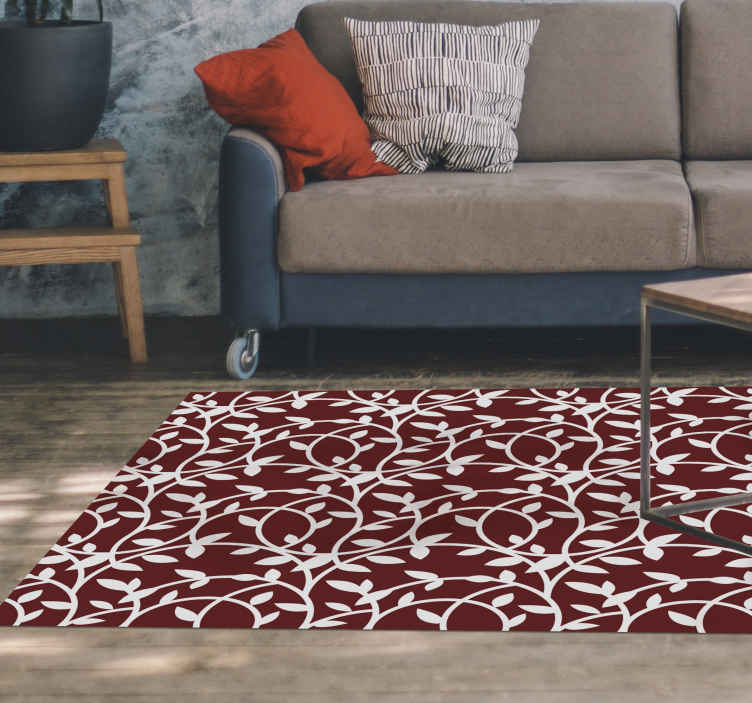 Cartoon Style Floral Cactus Pattern Round Floor Mat Living Room Area Rugs Carpet