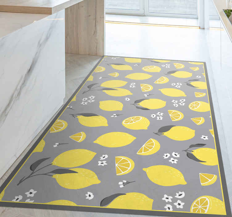 Alfombra redonda de 3 pies, colección de hojas de limones amarillos,  alfombras redondas, alfombras de piso, alfombras de estudio, cocina,  comedor