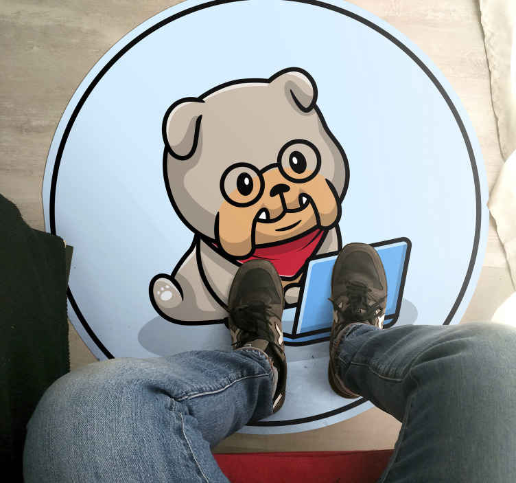 Delovna bikova pasja živalska preproga - TenStickers