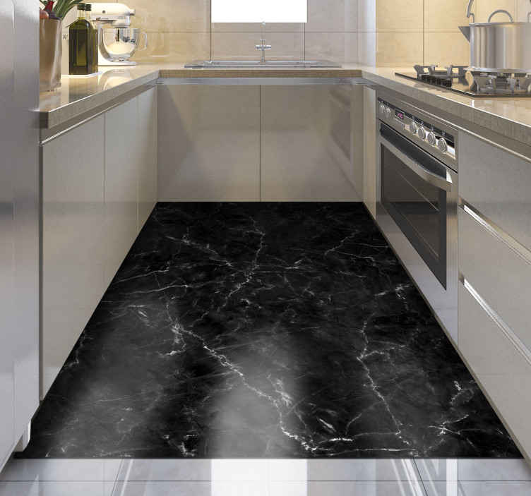 MARBLE BLACK SMALL Indoor Floor Mat By Kavka Designs - Bed Bath & Beyond -  31257850