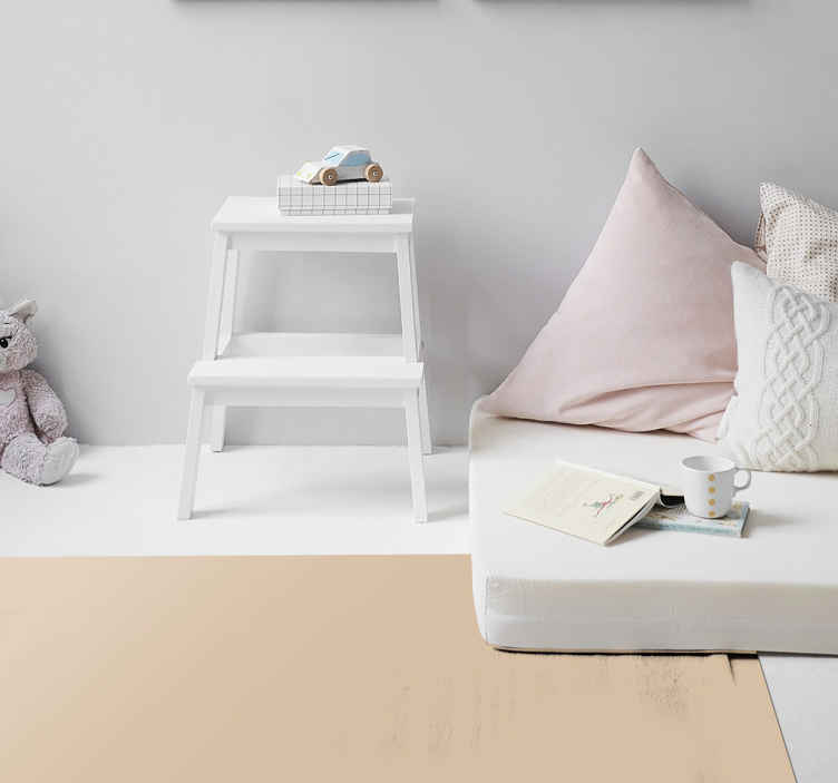 Beige contemporary modern rug - TenStickers