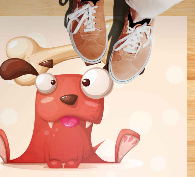 Crazy dog design hallway runners - TenStickers