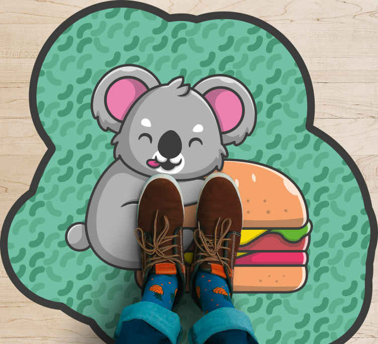 Mielas koalų užkandis kilimas vaiko kambariui - „Tenstickers“