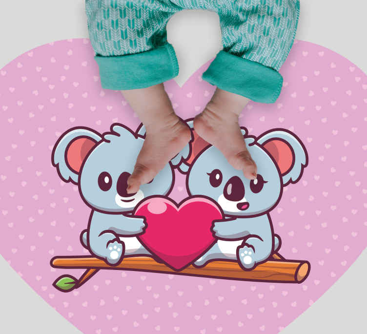 Par koala na preprogi živalske vejice - TenStickers