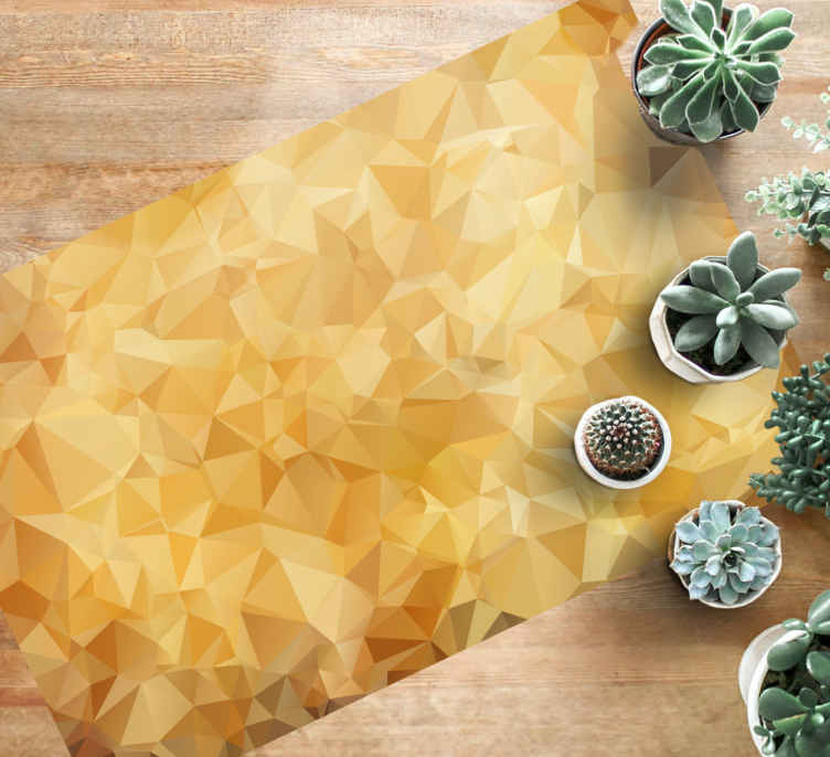 Alfombras de vinilo modernas Mosaico de tonos marrones - para baño