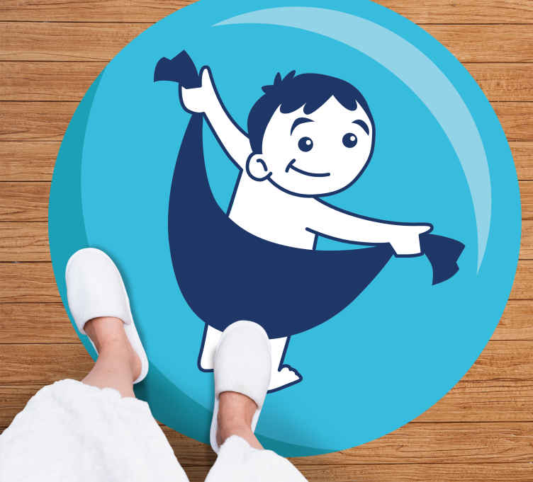Alfombra vinílica infantil diversión infantil alegre - TenVinilo