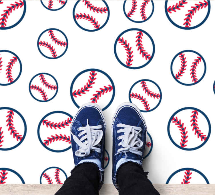 Tappeto in pvc per camera da letto Modello originale di palline d