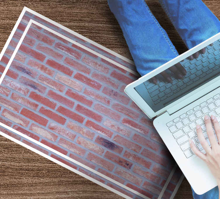 Brick Pattern stone effect vinyl rug - TenStickers