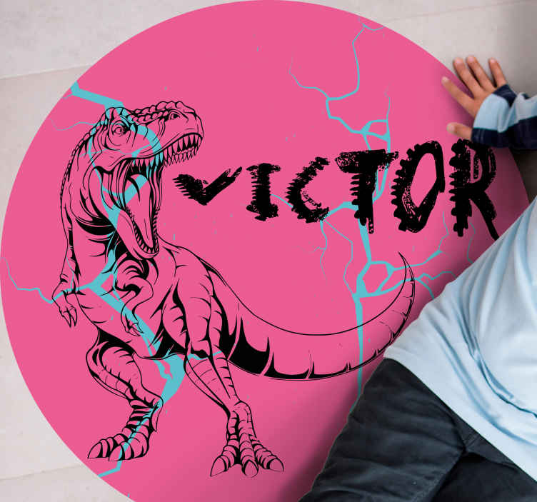 R ov T rex Se Jm nem Ostatn Vinylov Koberec R ov T rex Se Jm nem Ostatn Vinylov Koberec