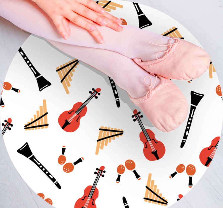 Tapis vinyle autres tapis concept d'instrument de musique - TenStickers