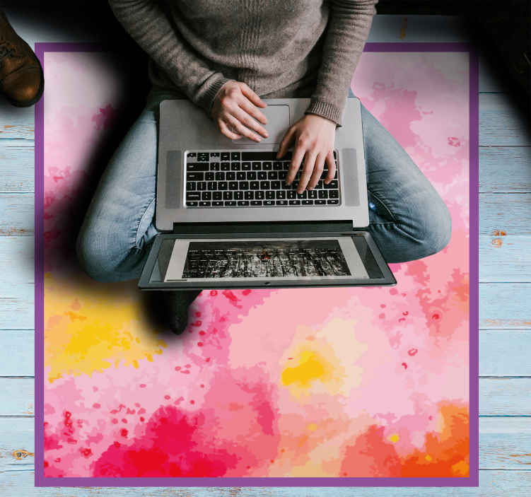 Vinilna preproga živahni abstraktni vzorci - TenStickers
