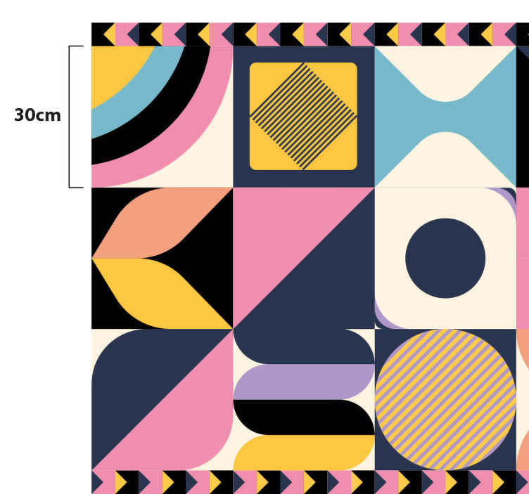Covoare cu arta geometrica multi figuri geometrice - TenStickers