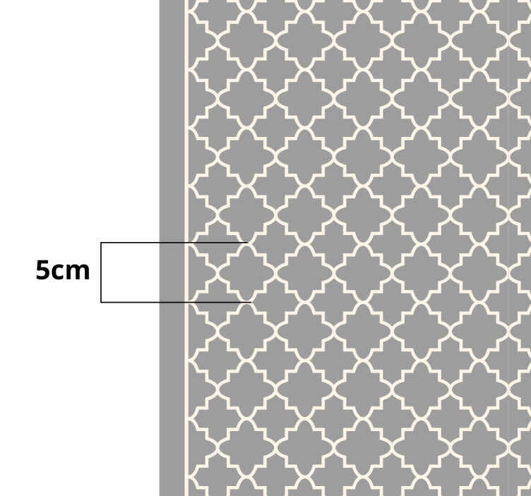 Tapis vinyle moderne vinylee gris classique et élégant - TenStickers