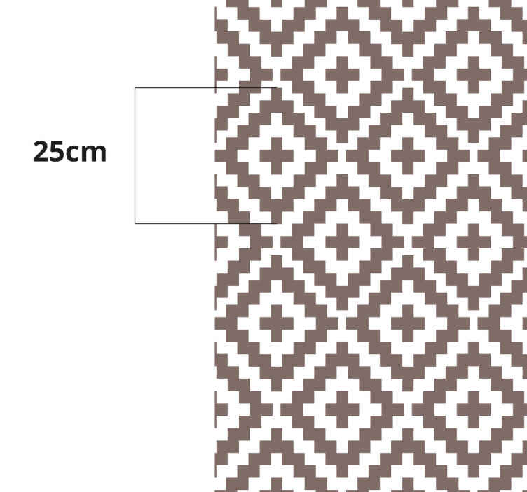 Alfombra vinílica mosaico cuadrados simples - TenVinilo