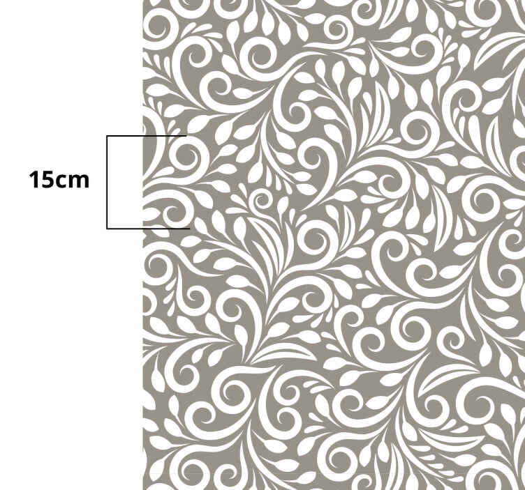 Passatoia in vinile cucina motivo grigio ruskin - TenStickers