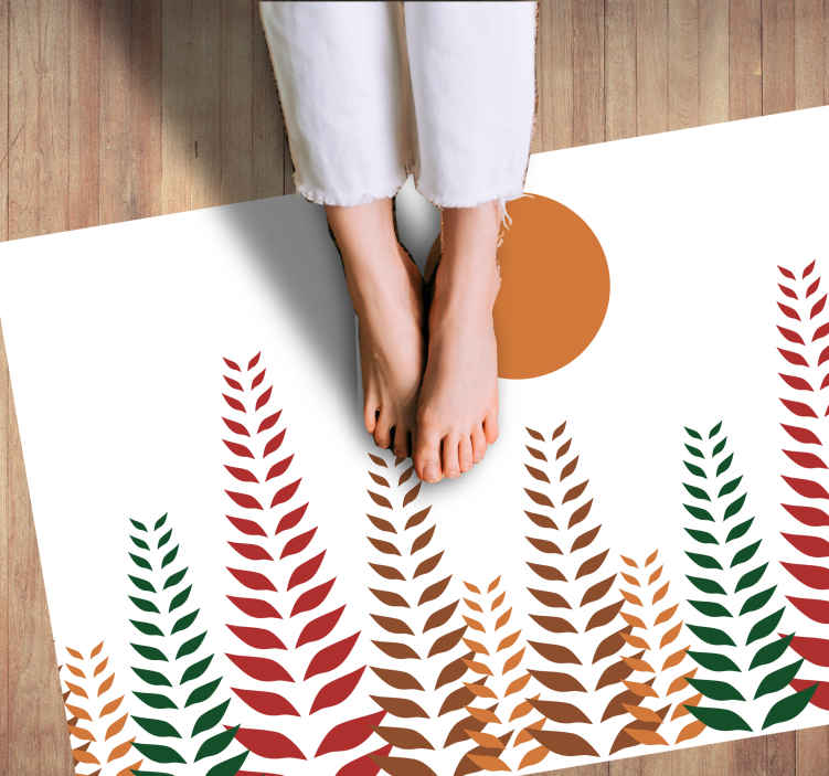 Casual Californian style minimal rug - TenStickers