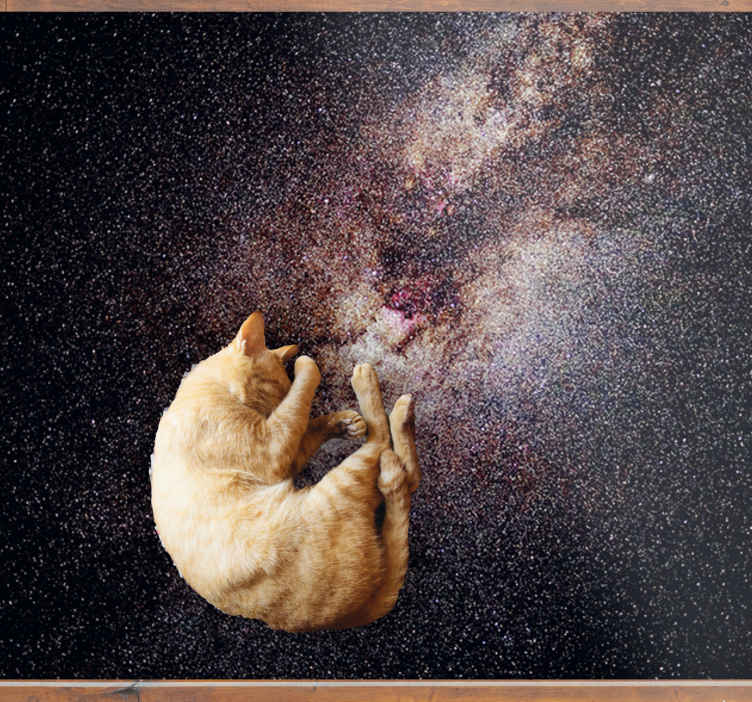 Astralna noč Vinilne preproge za spalnico - TenStickers