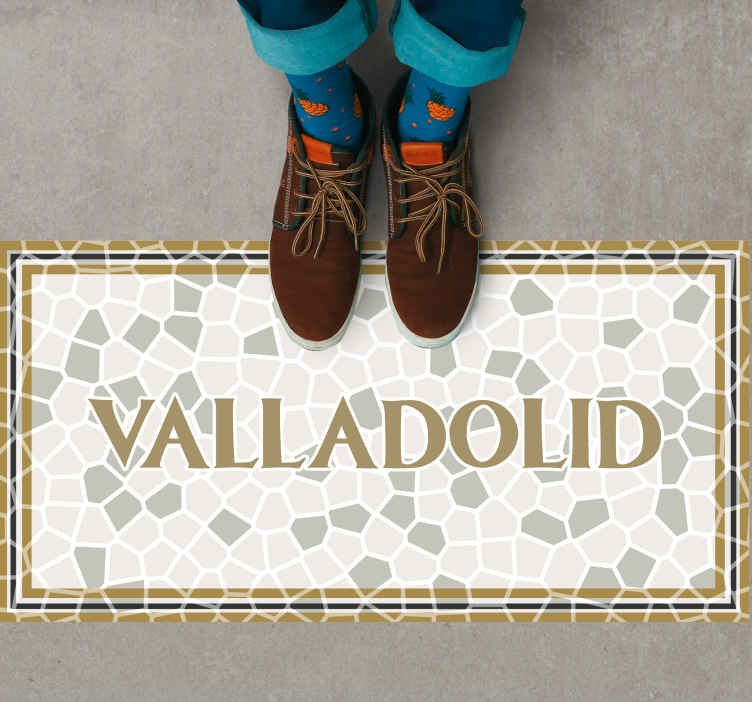 Alfombra de vinilo con frase Mosaico romano de valladolid