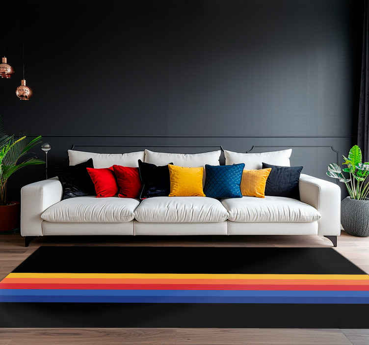 Passatoia in vinile righe minimalist Striped Accent - TenStickers