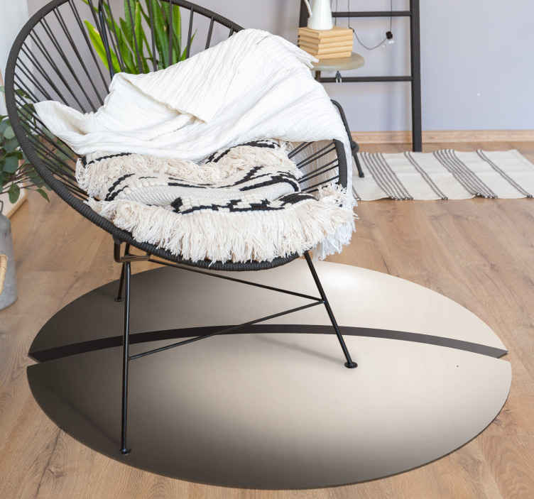 Ronde sphere vinyl tapijt - TenStickers