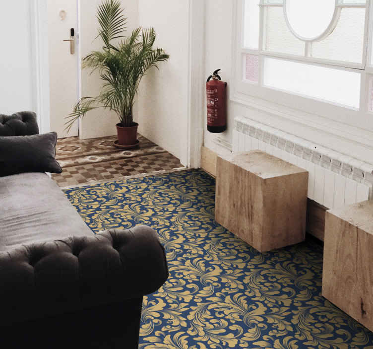 Tapis vinyle rétro Baroque classic modern style - TenStickers
