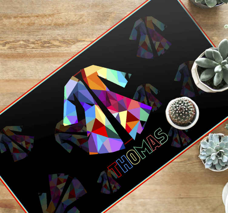 Technicolor dreamcoat bedroom rug - TenStickers
