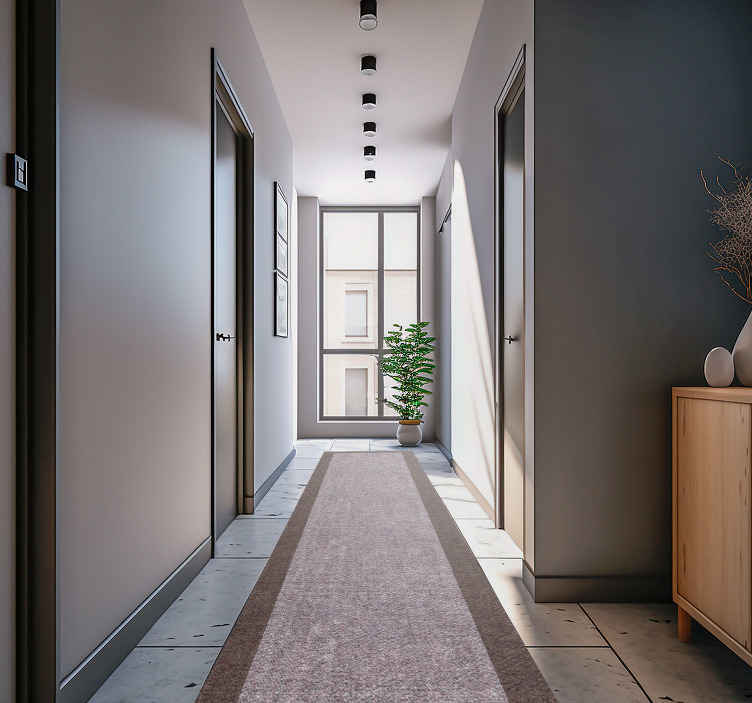 Alfombra geométrica nórdica para entrada de casa y pasillo, tapete largo  para cocina, pasillo, Hotel, oficina y dormitorio