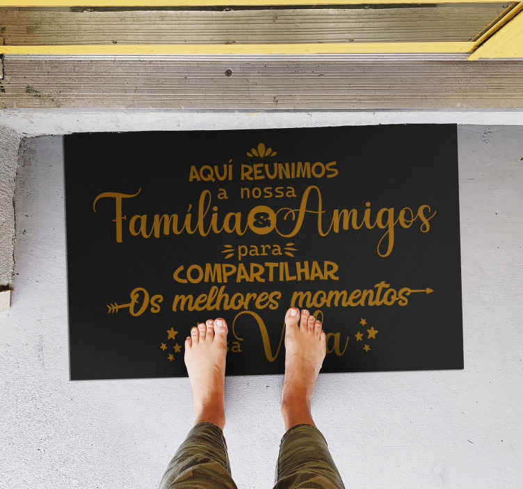 Tapete vinílico entrada Melhores momentos - TenStickers