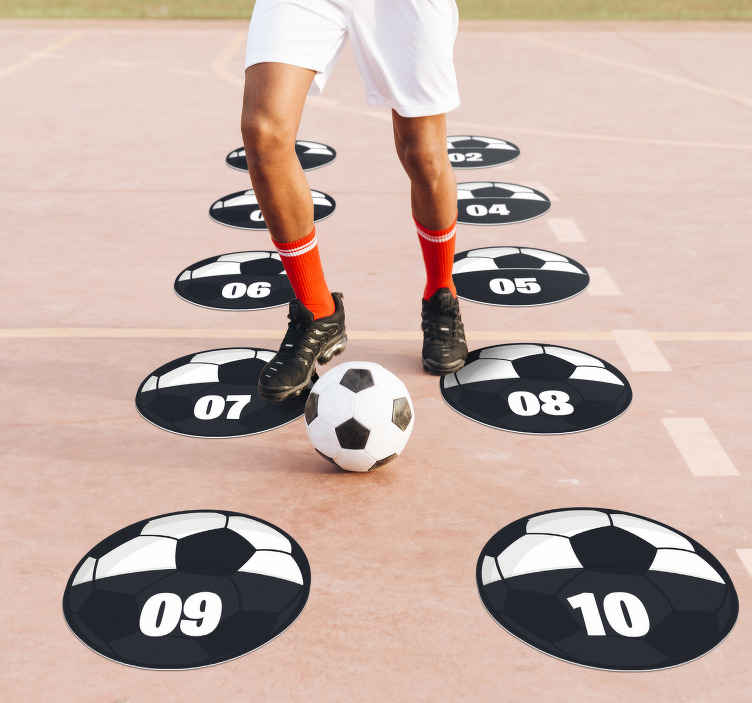 Tapis vinyle ado pack entraînement de football TenStickers