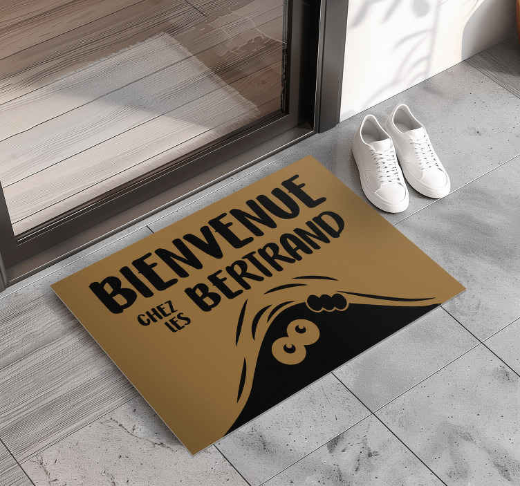 Tapis vinyle entrée chiffre imminent - TenStickers