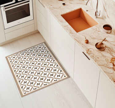 Hidraulikus barna vinil szőnyeg konyha - TenStickers