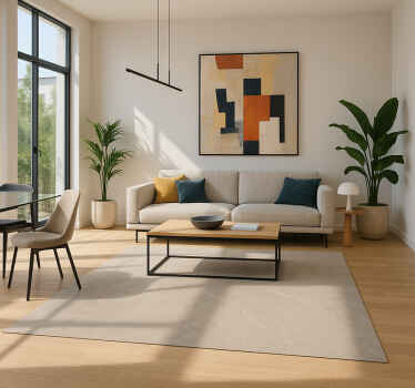 Almindelige cementfliser vinyl tæppe til stuen - TenStickers