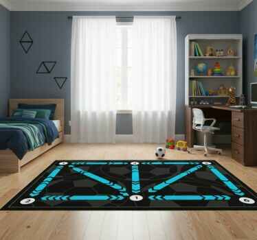 Tappeto vinile giochi allenamento calcio - TenStickers