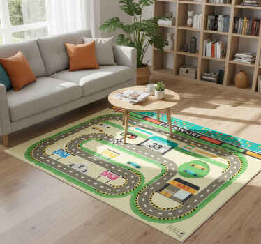 Vinyl tapijt snelweg zandvoort circuit max verstappen - TenStickers