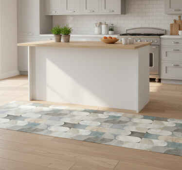 乙烯基厨房地毯现代药丸马赛克 - TenStickers