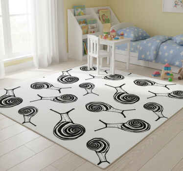 Animal vinyl rug snails set - TenStickers