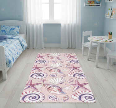 Sea life animal vinyl rug - TenStickers