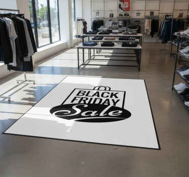 Black friday vinyl rug with black friday savings - TenStickers