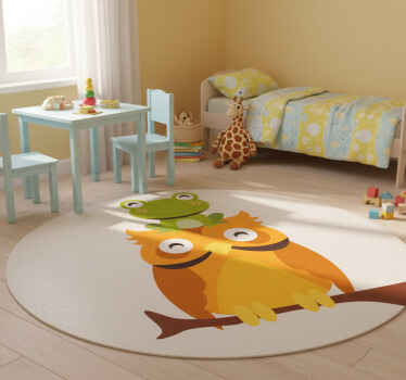 비닐 카펫 동물 - 유쾌한 동물 캐릭터 - TenStickers