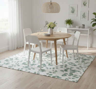 Flower rug elegant seamless watercolor floral - TenStickers