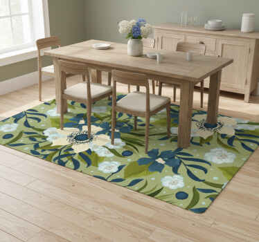 Vinylový koberec s kvetmi letný farebný štýl - Tenstickers