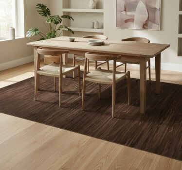 Tapis vinyle salle à manger motif cocotier - TenStickers